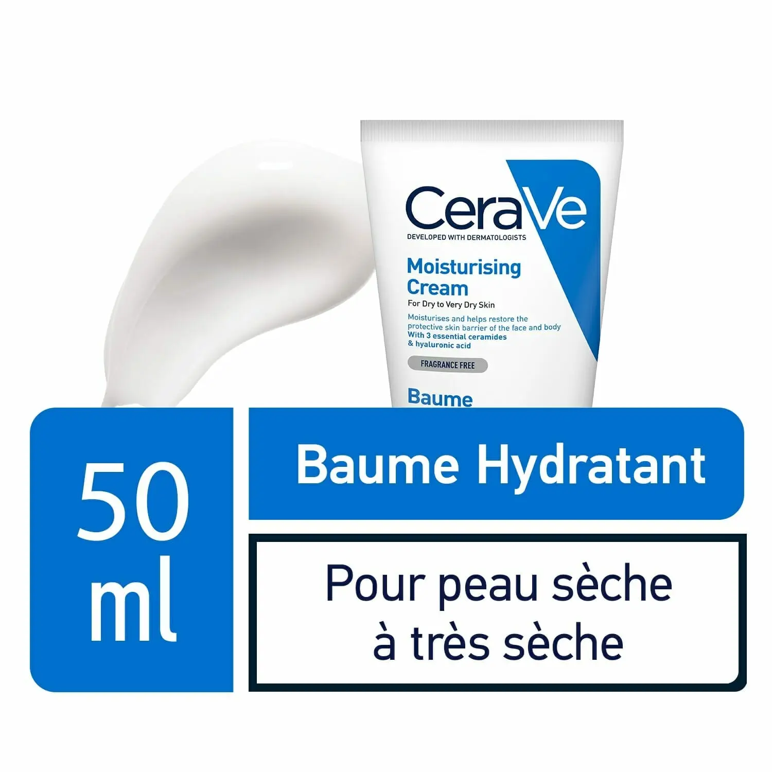 3337875597371-1-1.jpg CERAVE Baume Hydratant Nourrissant Peau Sèche à Très Sèche | 50ml – Image 1