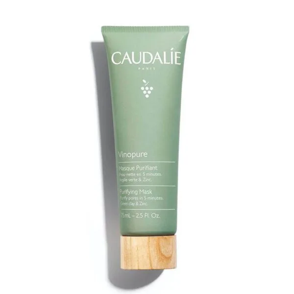 CAUDALIE VINOPURE MASQUE PURIFIANT PEAU NETTE EN 5 MINUTES PEAUX GRASSES 75ML