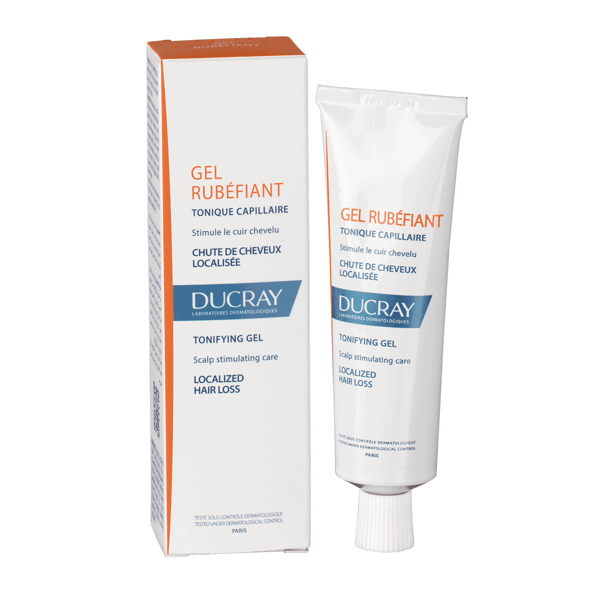 DU_GEL_RUBEFIANT_Tonifying-hair-care_Front_Outer-Packaging_30ml_3282779381581.png DUCRAY GEL RUBEFIANT TONIQUE CAPILLAIRE CHUTE DE CHEVEUX LOCALISEE 30ML – Image 1