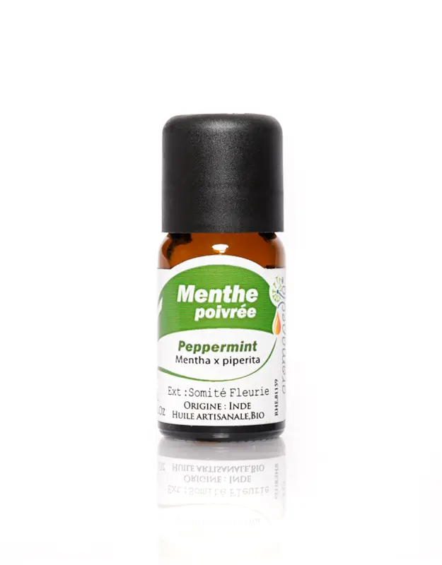 Menthe-poivre.jpg Aromapedia Menthe poivré Huile Essentielle 10ml – Image 1