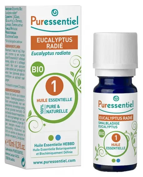 R-30.jpg PURESSENTIEL HUILE ESSENTIELLE EUCALYPTUS RADIE BIO 10ML – Image 1