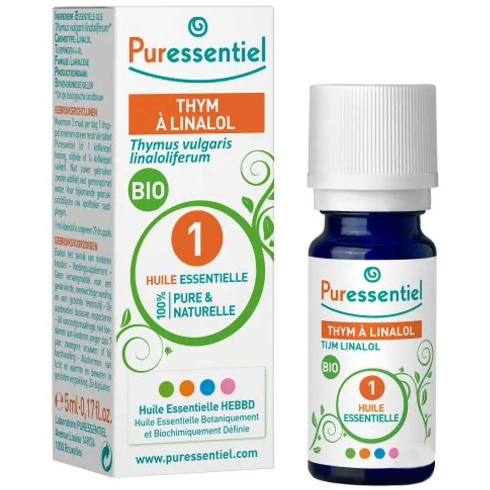 R-42.jpg PURESSENTIEL HUILE ESSENTIELLE THYM A LINALOL BIO 5ML – Image 1
