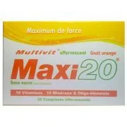 MAXI20 20 COMPRIMES EFFERVESCENT