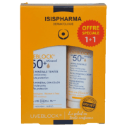 ISISPHARMA UVEBLOCK SPF 50+ CREME MINERALE TEINTEE OFFRE SPECIALE PEAUX INTOLERANTES  40 ML