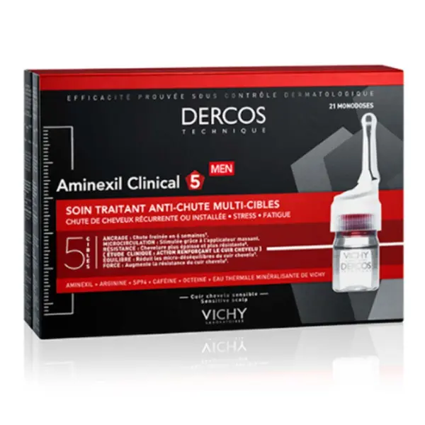 VICHY DERCOS AMINEXIL CLINICAL 5*21 HOMME