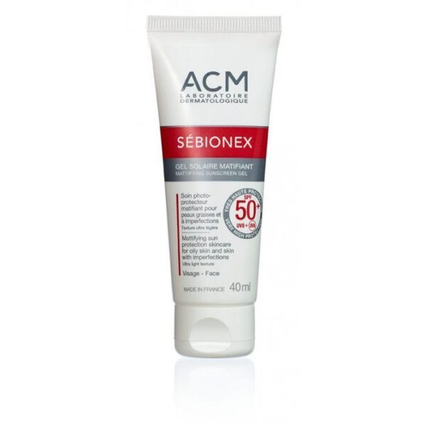 ACM SEBIONEX GEL SOLAIRE MATIFIANT SPF 50+ 40 ML