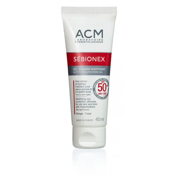 acm-sebionex-gel-solaire-matifiant-spf-50-40-ml ACM SEBIONEX GEL SOLAIRE MATIFIANT SPF 50+ 40 ML
