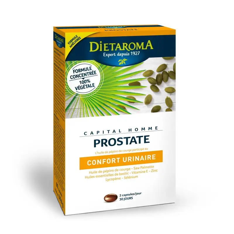DIETAROMA CAPITAL HOMME PROSTATE 60 CAPSULES 30 JOURS