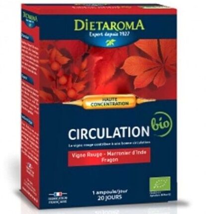 DIETAROMA CIRCULATION SANGUINE 20 AMPOULE