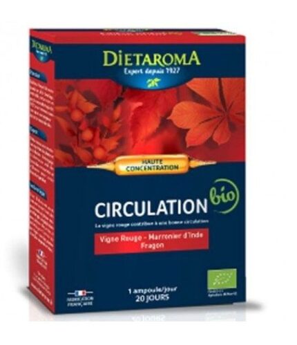 DIETAROMA CIRCULATION SANGUINE 20 AMPOULE