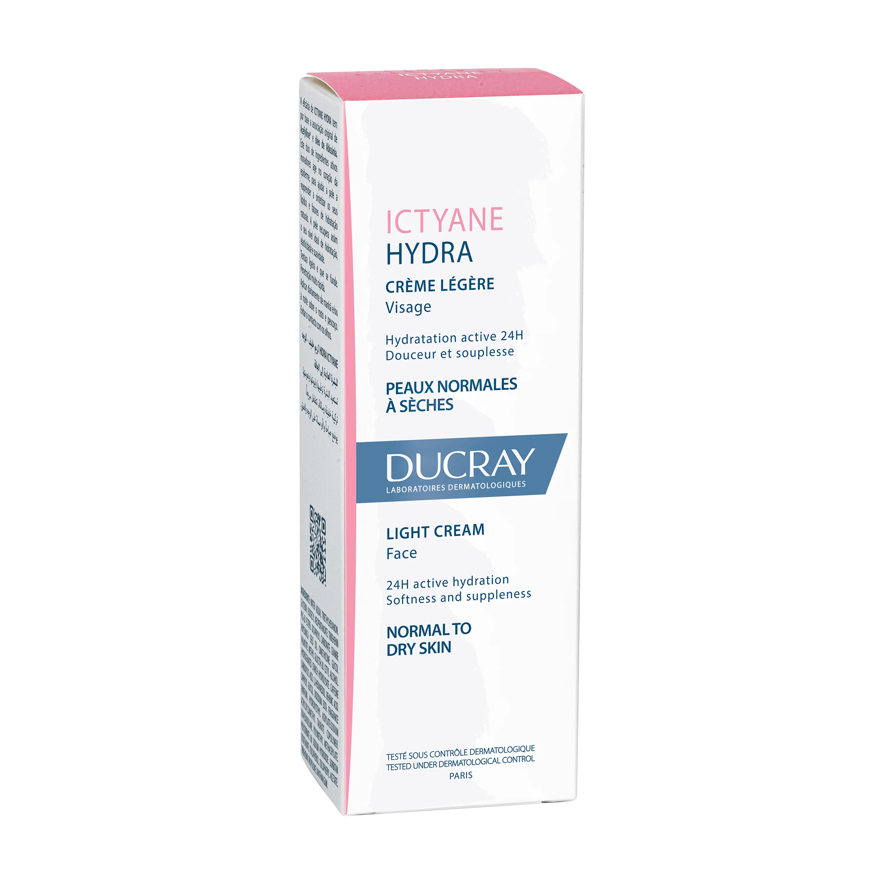 du_ictyane_hydra_light-cream_outer-packaging_40ml_3282770109238.png DUCRAY ICTYANE HYDRA CREME LEGERE VISAGE PEAUX NORMALES A SECHES 40ML – Image 1