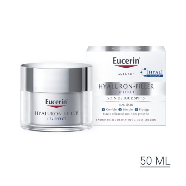 EUCERIN HYALURON FILLER SOIN DE JOUR PEAU SECHE SPF15 50 ML