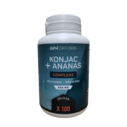 GPH KONJAC +ANANAS COMPLEXE AMINCISSEMENT ET PERTE DE POIDS 435MG 180 GELULES