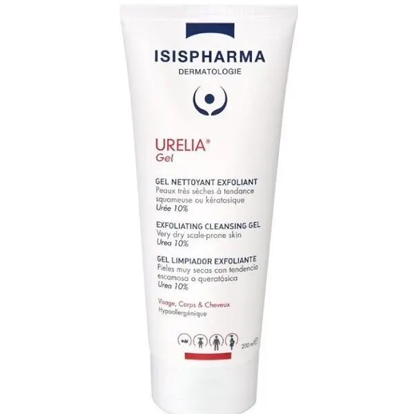 ISISPHARMA URELIA GEL NETTOYANT EXFOLIANT PEAUX TRES SECHES A TENDANCE SQUAMEUSE 200ML