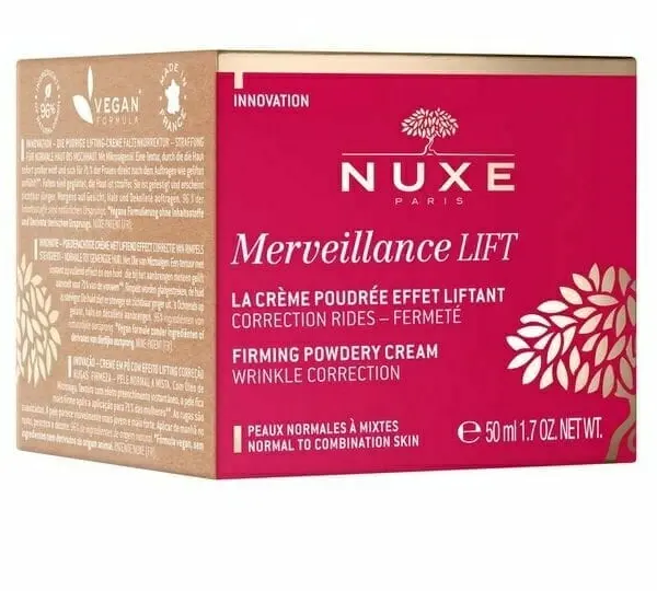 NUXE MERVEILLANCE LA CREME POUDRE EFFET LIFTANT PEAUX NORMALES A MIXTES 50ML