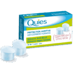QUIES PROTECTION AUDITIVE EN SILICONE ANTI-BRUIT CONFORT ET DISCRÉTION 3 PAIRES