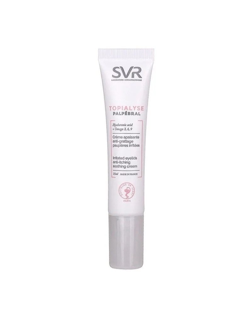SVR TOPIALYSE PALPEBRAL CREME PAUPIERES IRRITEES 15ML