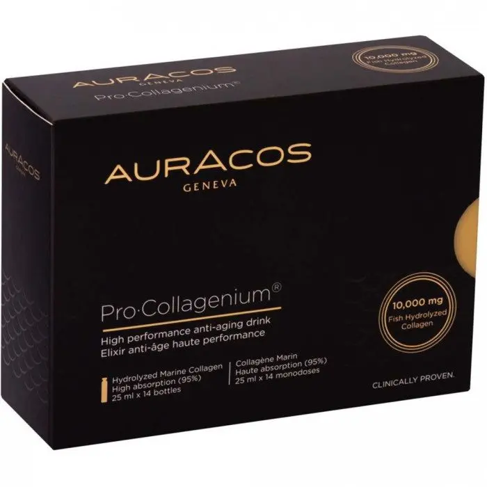 AURACOS PRO COLLAGENIUM 14 AMPOULES BUVABLES AURACOS PRO COLLAGENIUM 14 AMPOULES BUVABLES