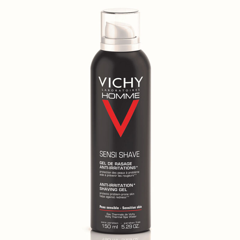 VICHY HOMME GEL DE RASAGE ANTI-IRRITATIONS PEAU SENSIBLE 150ML