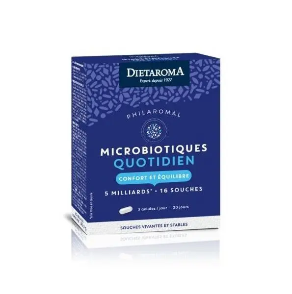 DIETAROMA PHILAROMAL MULTI DIET MICROBIOTIQUE 60 GELULES