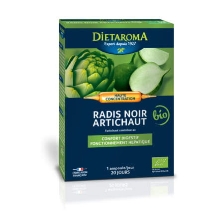 Dietaroma Radis Noir Artichaut 20 Ampoules*10ml
