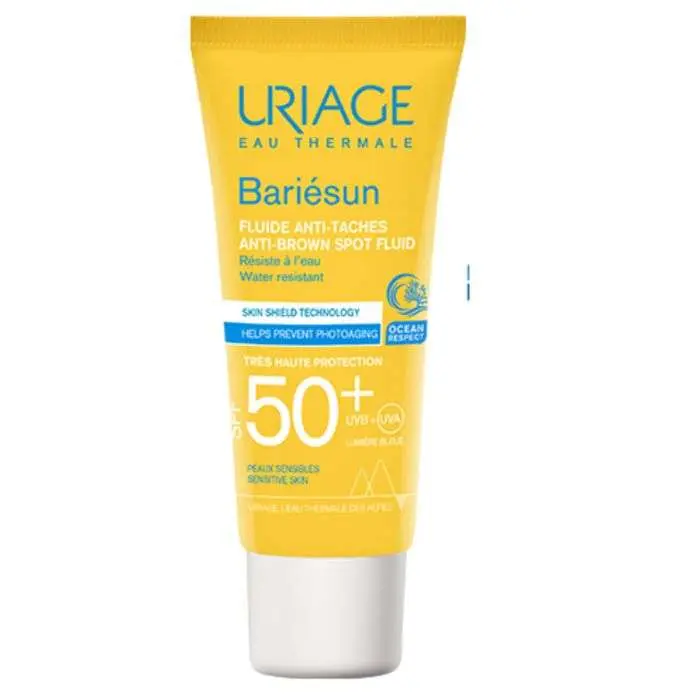 uriage-bariesun-fluide-matifiant-anti-taches-spf50 URIAGE BARIESUN FLUIDE ANTI TACHES SPF50+ 40ML