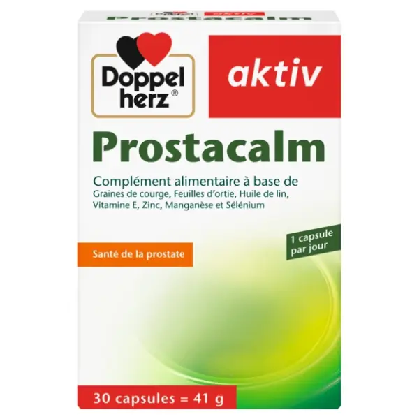 DOPPELHERZ PROSTACALM SANTE DE PROSTATE 30 CAPSULES