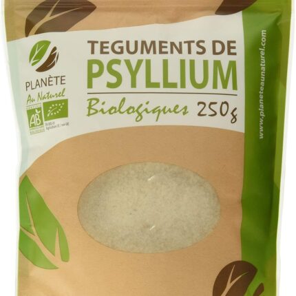 PLANETE AU NATUREL TEGUMENTS DE PSYLLIUM BIOLOGIQUES 250 G