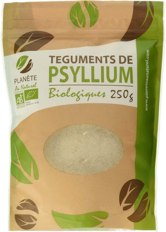 PLANETE AU NATUREL TEGUMENTS DE PSYLLIUM BIOLOGIQUES 250 G