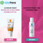 LA ROCHE POSAY ANTHELIOS ULTRA CRÈME INVISIBLE SPF 50+(50ML) = EAU THERMALE 50ML OFFERT