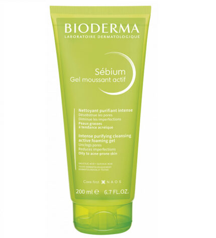 BIODERMA SEBIUM GEL MOUSSANT ACTIF 200ML