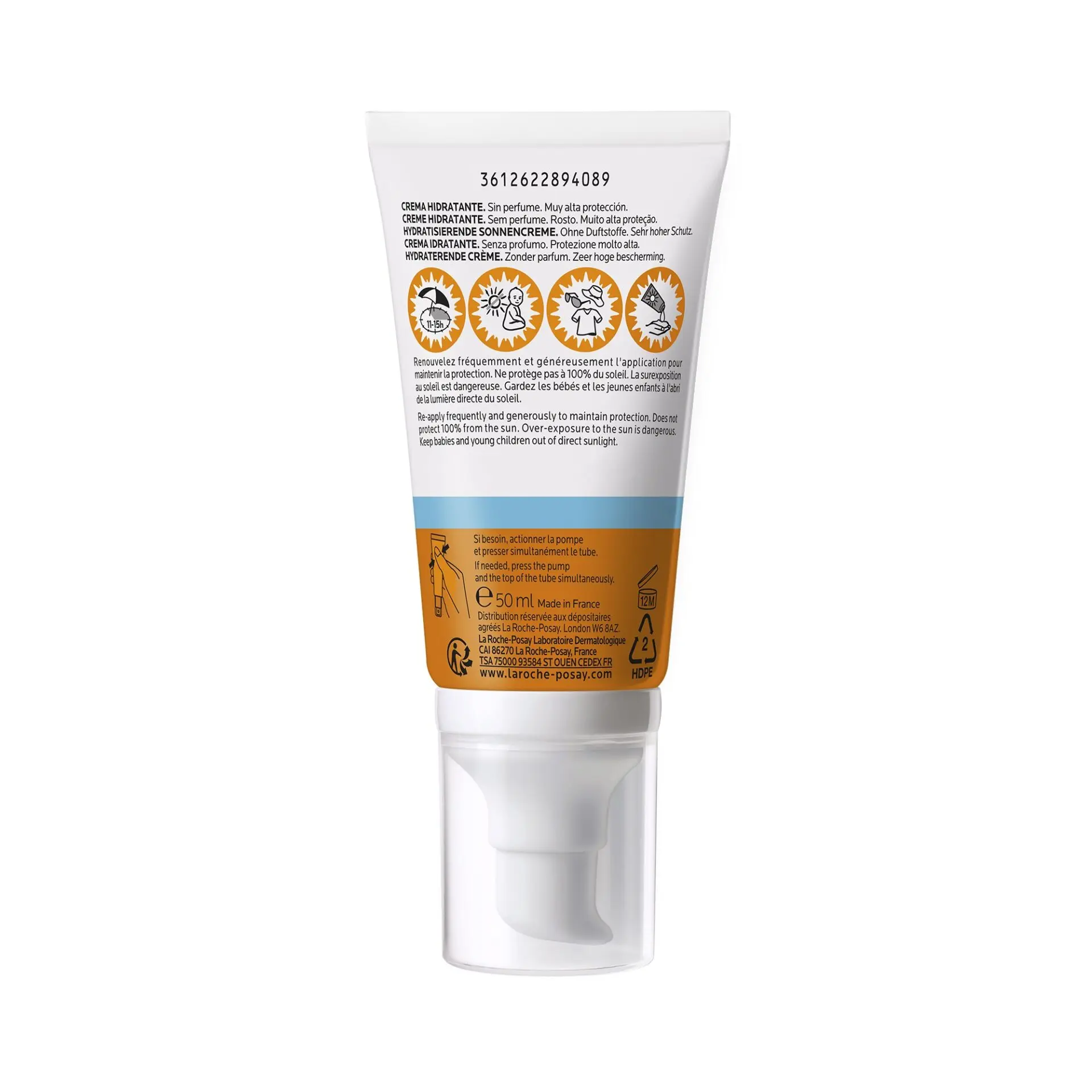 LA ROCHE POSAY ANTHELIOS ULTRA CRÈME INVISIBLE SPF 50+(50ML) = EAU THERMALE 50ML OFFERT – Image 3