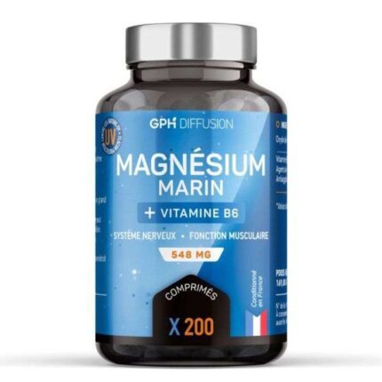GPH DIFFUSION MAGNESIUM MARIN + VITAMINE B6 200 COMPRIMES