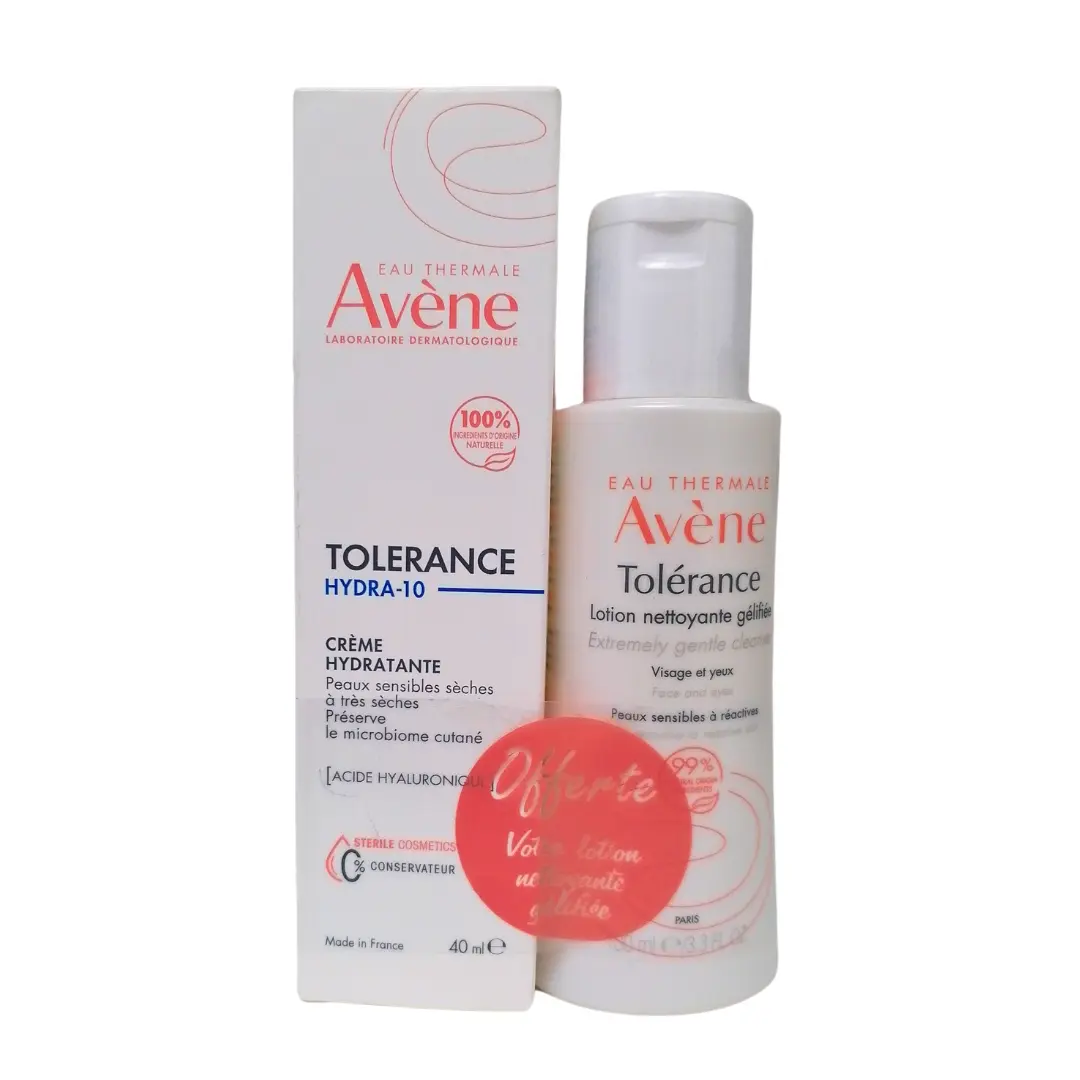 Av-Tolerance-Duo-pack-Hydra-10-creme-40mlLotion-100ml Eau Thermale Avene Tolerance Hydra-10 Creme 40ml + Lotion 100ml