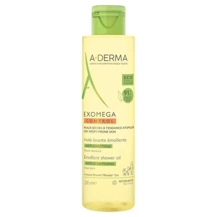 ADERMA EXOMEGA CONTROL HUILE LAVANTE EMOLLIENTE ANTI GRATTAGE 200 ML