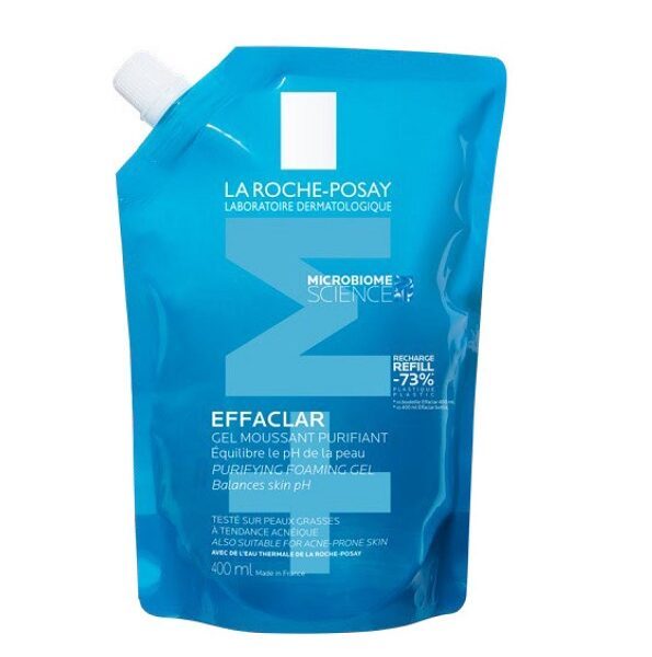 LA ROCHE POSAY EFFACLAR GEL MOUSSANT PURIFIANT RECHARGE 400ML