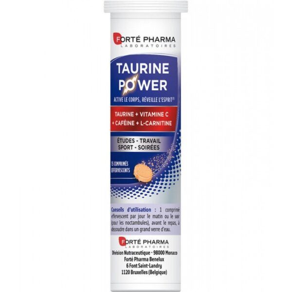 FORTE PHARMA ENERGIE TAURINE POWER 15 COMPRIMES EFFERVESCENTS