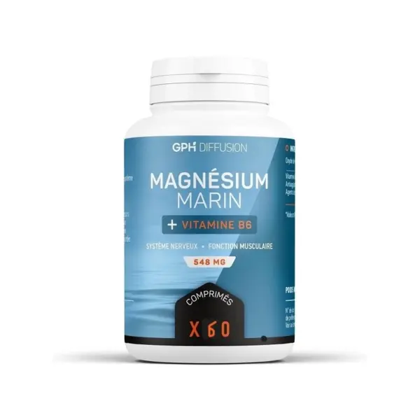 GPH DIFFUSION MAGNESIUM MARIN + VITAMINE B6 60 COMPRIMES