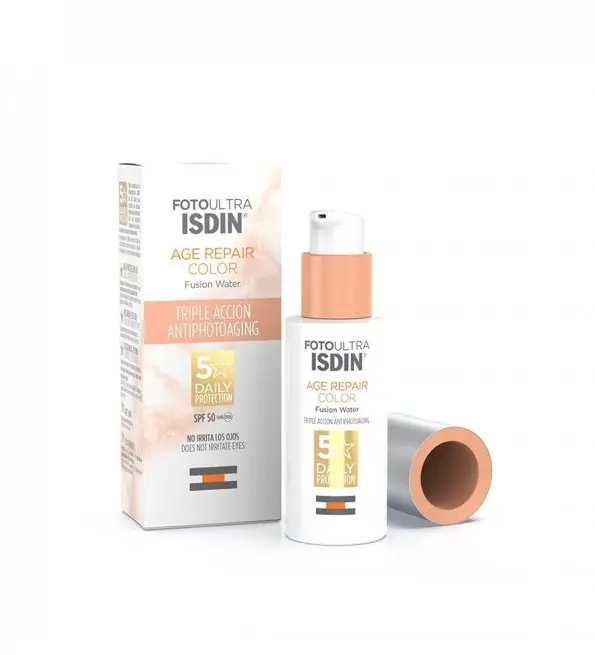 isdin-fotoultra-age-repair-color-fusion-water-spf50-50ml ISDIN FOTOULTRA AGE REPAIR COLOR TRIPLE ACTION SPF 50+ 50ML