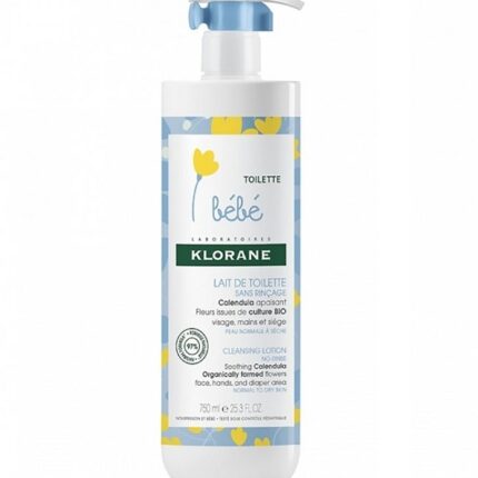 KLORANE BEBE LAIT DE TOILETTE SANS RINÇAGE AU CALENDULA 500 ML