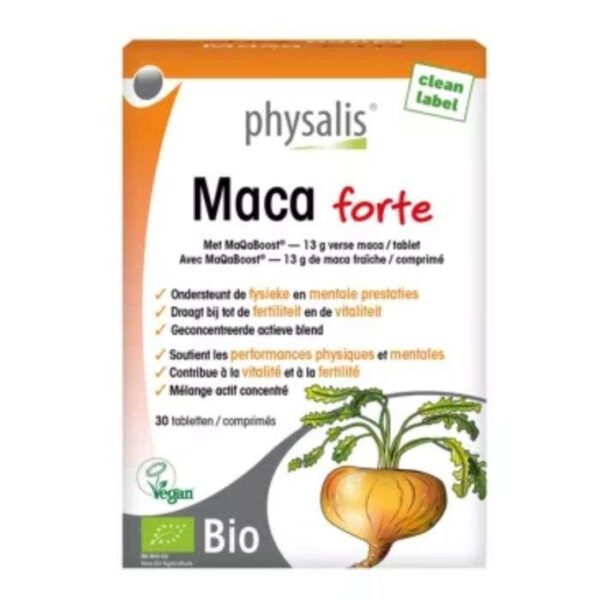 PHYSALIS MACA FORTE 30 COMPRIMES
