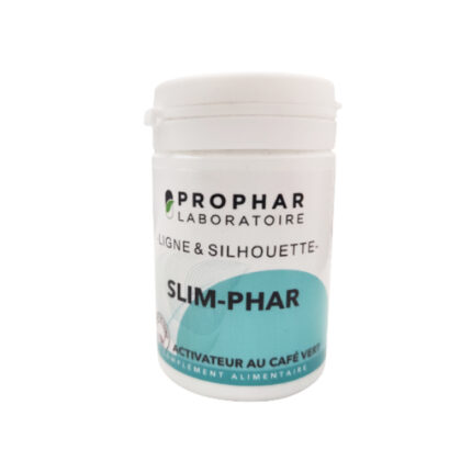 Slim Phar 50 Gelules Controle du poids & Activateur au Café vert Prophar. Accompagnement des régimes amincissants avec perturbation du métabolisme lipidique.