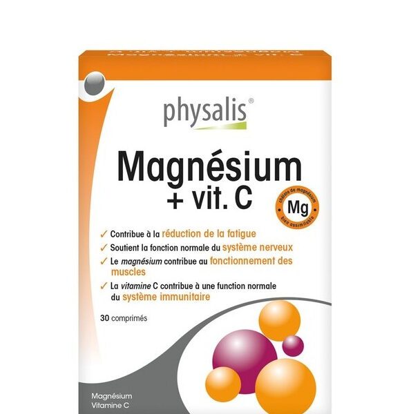PHYSALIS MAGNESIUM + VITAMINE C 30 COMPRIMES