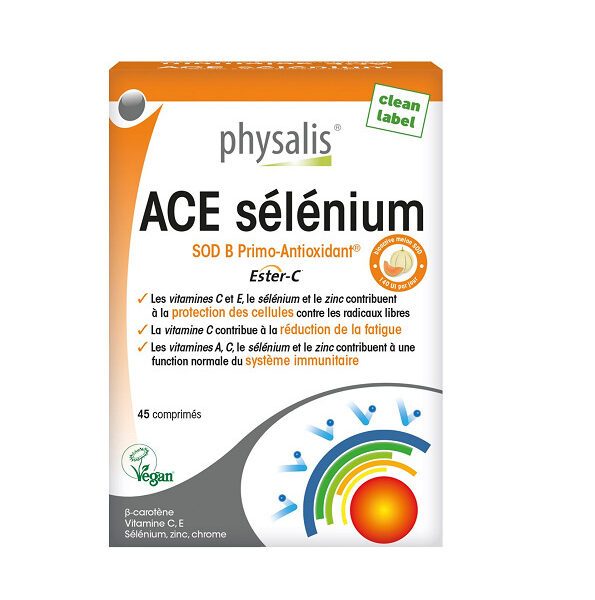 PHYSALIS ACE SELENIUM 45 COMPRIMES