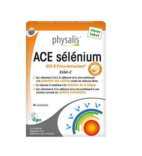 PHYSALIS ACE SELENIUM 45 COMPRIMES PHYSALIS ACE SELENIUM 45 COMPRIMES