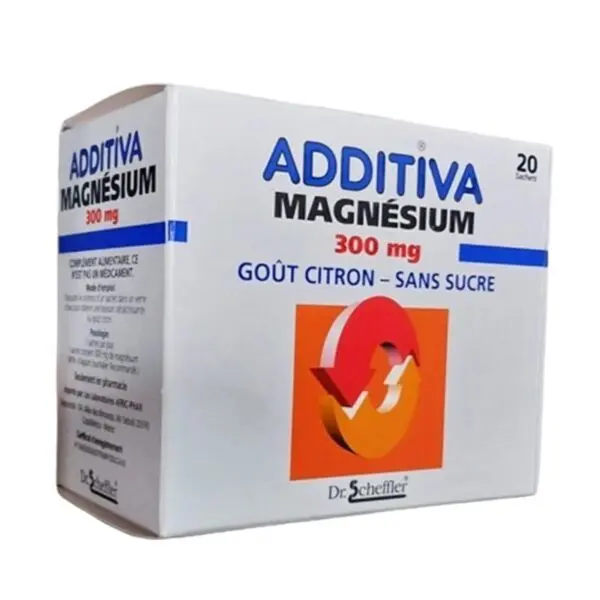 Additiva Magnésium Complément Alimentaire 300mg - 20 Sachets