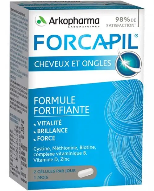 FORCAPIL CHEVEUX ET ONGLES 180 GELULES FORCAPIL CHEVEUX ET ONGLES 180 GELULES