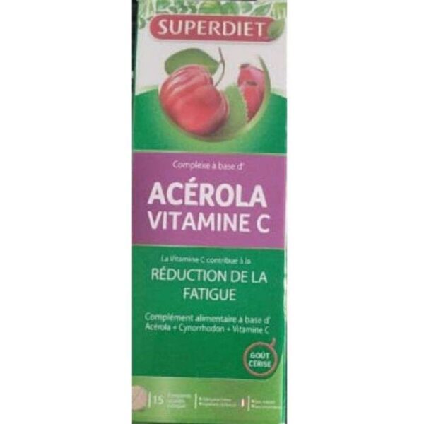 SUPERDIETACEROLA VITAMINE C 15 COMPRIME
