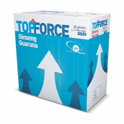 TOP FORCE ( Ginseng, Vitamine C, Guarana) 30gélules
