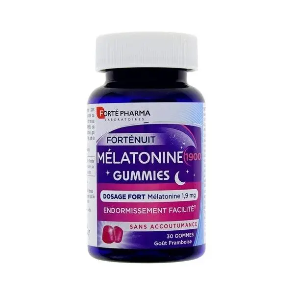 forte-nuit-melatonine-1900-gummies-x30-gommes-forte-pharma FORTE PHARMA MELATONINE 1900 GUMMIES 30